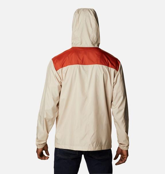 Columbia Flashback Windbreaker Khaki For Men's NZ25806 New Zealand